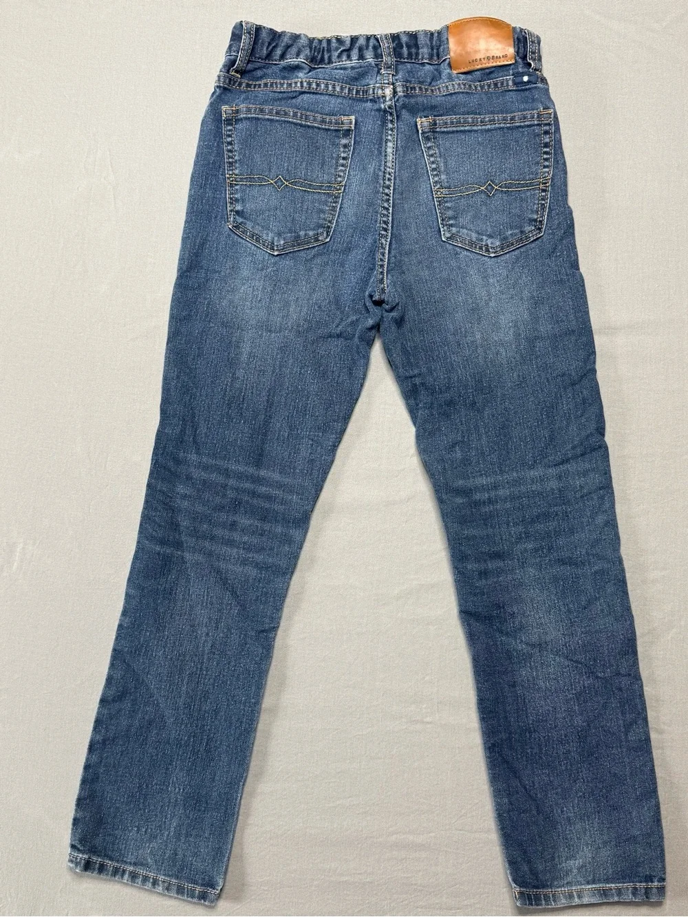 Lucky Brand boys Blue Washed Skinny-Leg Jeans